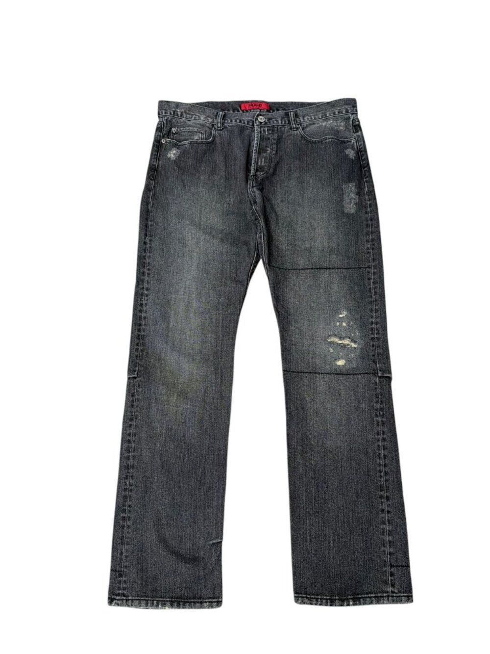 BOSS Hugo Boss Men’s Red Label Slim Straight Button Fly Jeans Size 36x32 FLAW